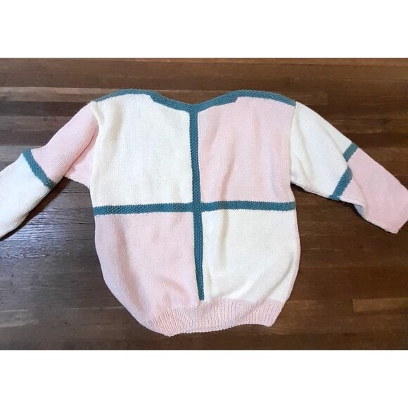 Vintage Deans of Scotland Size Medium Floral Heavyweight Warm Winter Sweater - Picture 2 of 4